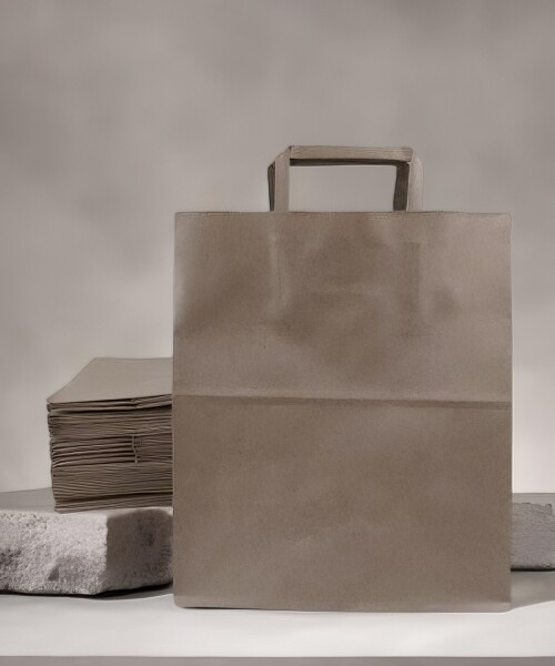 Pack x 50 - bolsa lisa 26x16x30 cm. MADERA