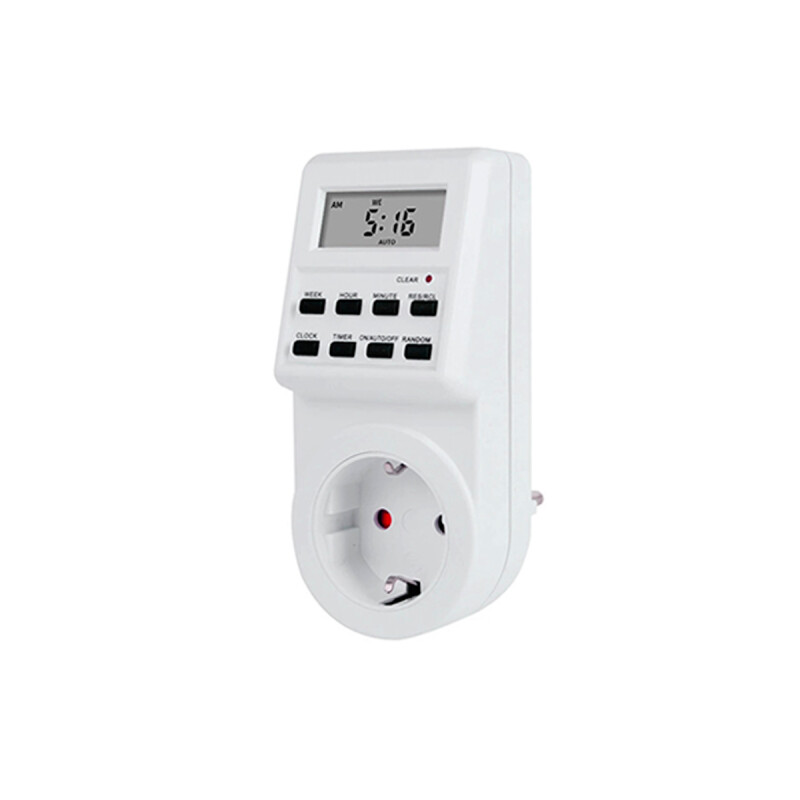 Enchufe Inteligente Digital Con Display 220V Enchufe Inteligente Digital Con Display 220V