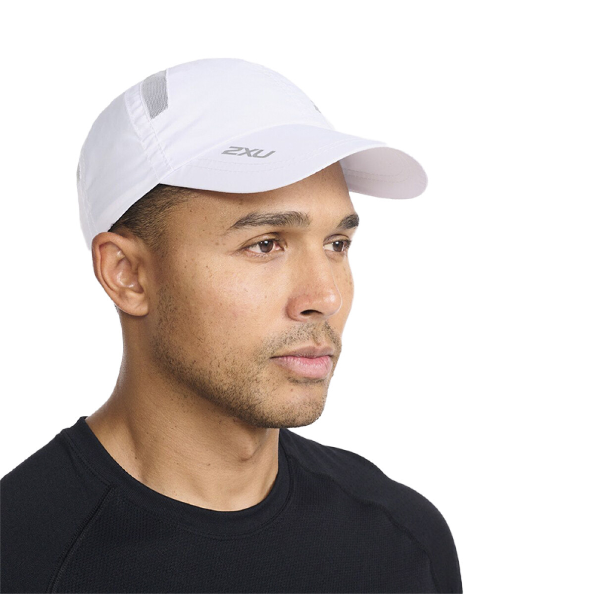 Gorro 2XU Run Cap - Blanco 