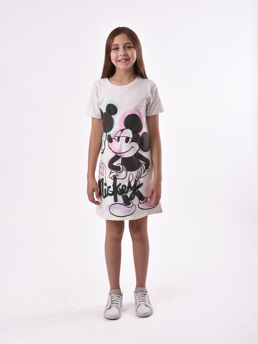 VESTIDO MICKEY IN WHITE - OFF WHITE 