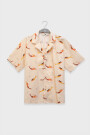 CONVERTIBLE CAMP-COLLAR SHIRT Mermaid Cream