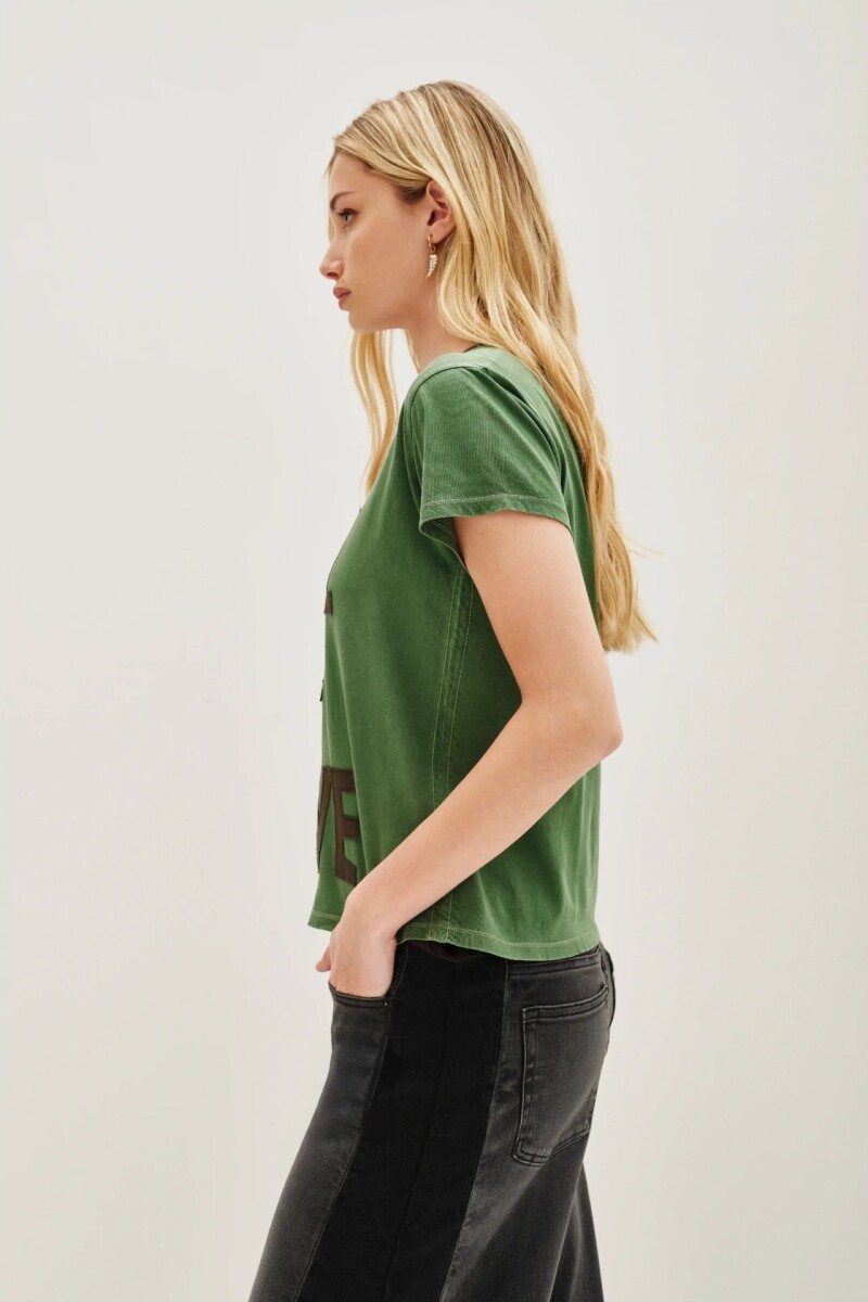 Remera Full Of Love Verde