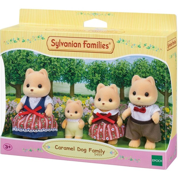 Sylvanian Families Familia Perro Caramelo Juguete Niños Sylvanian Families Familia Perro Caramelo Juguete Niños