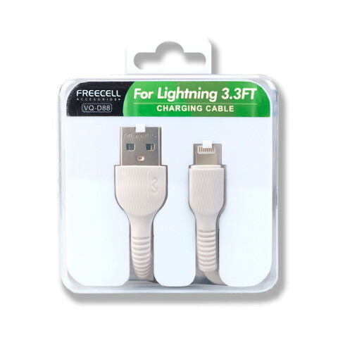 Cable USB a Lightning 1 metro FREECELL caja acrìlico Cable USB a Lightning 1 metro FREECELL caja acrìlico