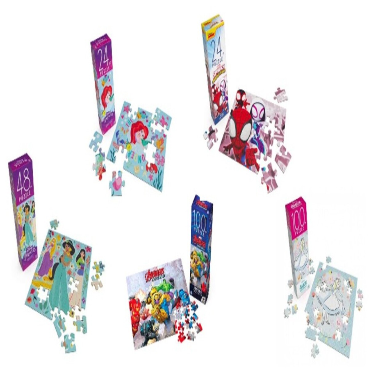 PERSONAJES VARIOS - Puzzle Vertical Disney Marvel 