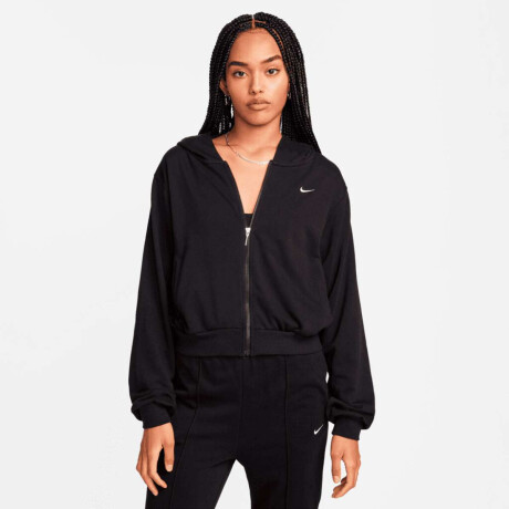 Abrigo Nike Sportswear Chill Terry de Mujer Negro