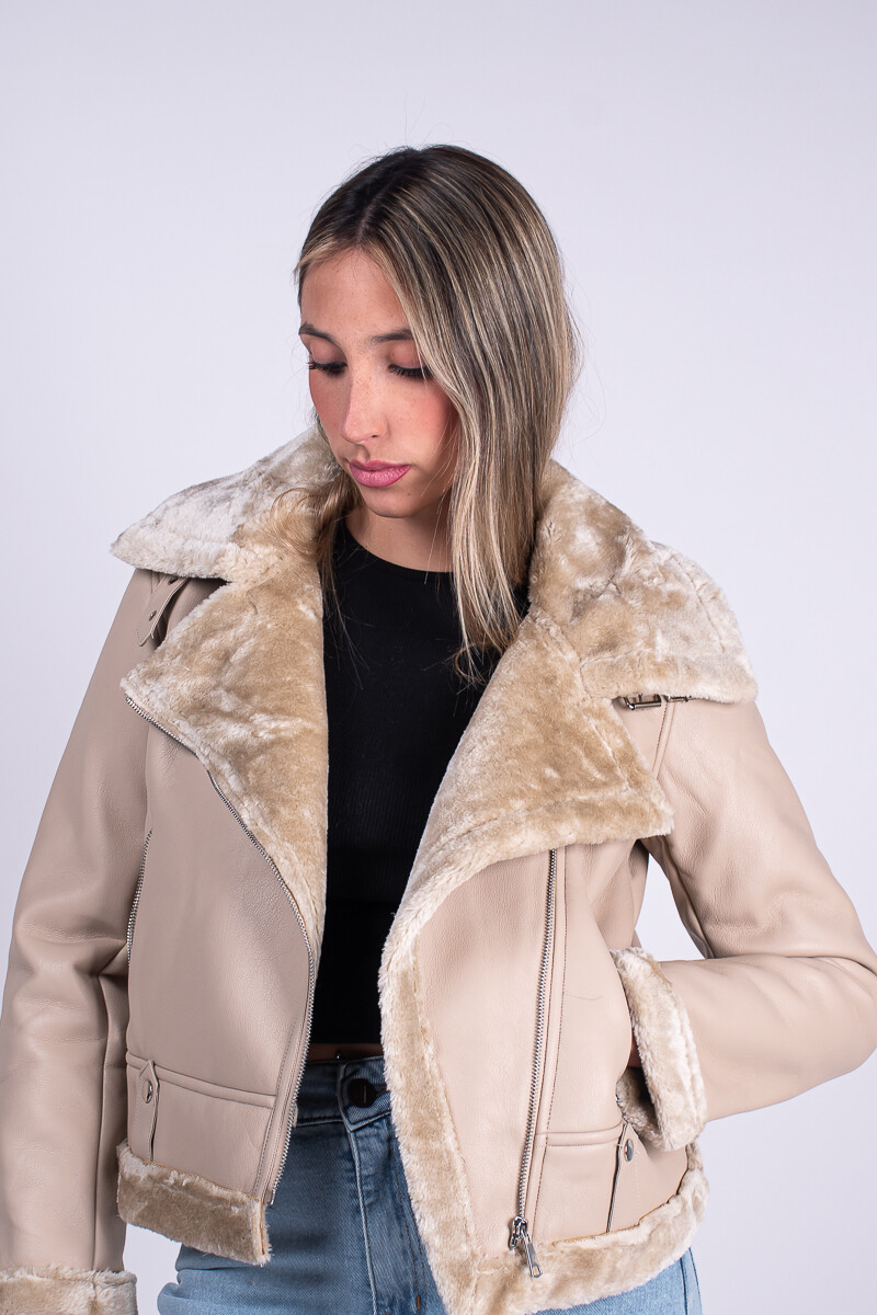 Campera gamulán - Beige 