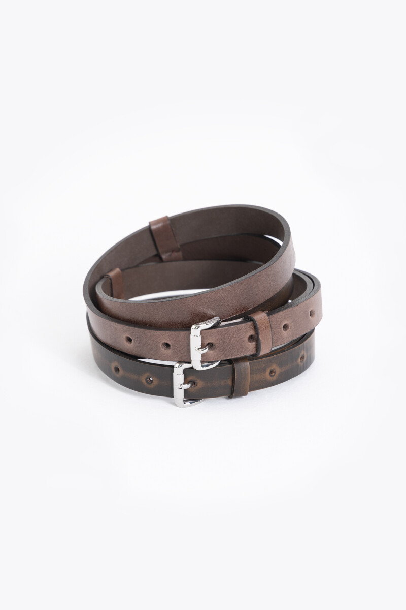 CINTURON AUDREY Marron