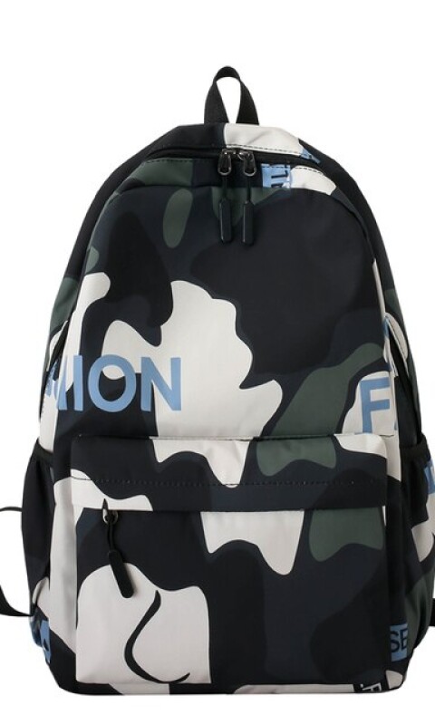MOCHILA CUENCA CAMUFLADO VERDE
