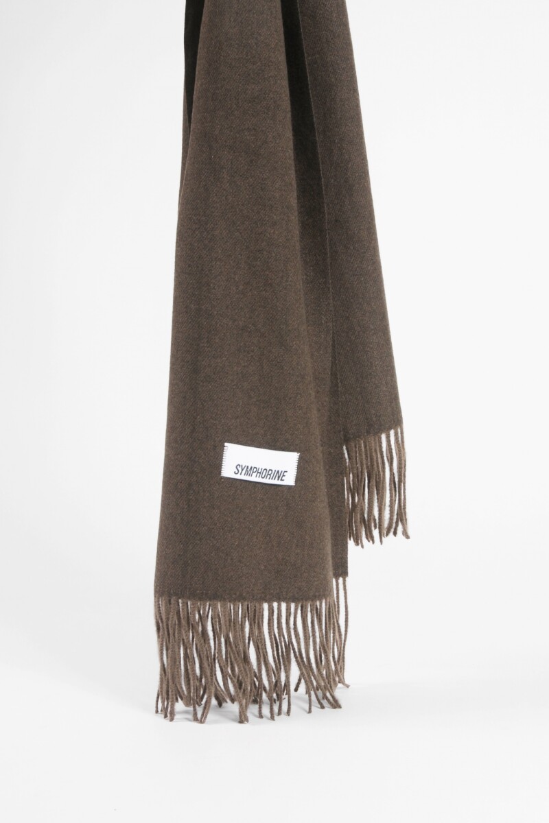 Pashmina soft marrón