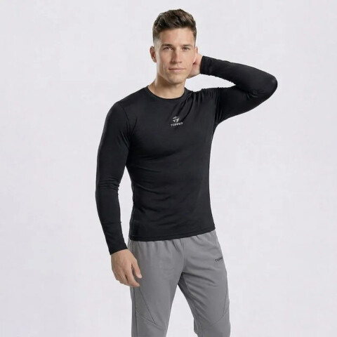 T-SHIRT TÉRMICA ML NEGRO