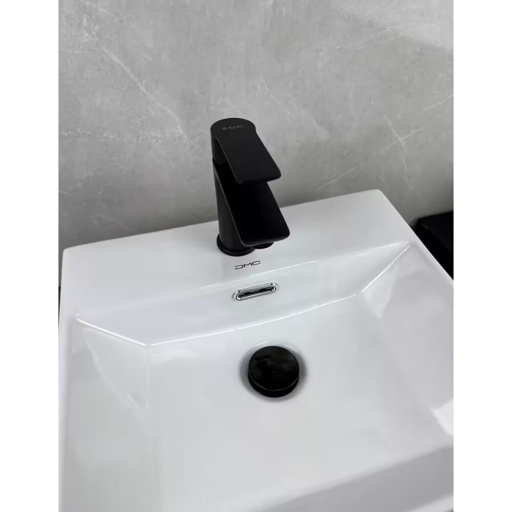 Grifería de lavatorio Monocomando de mesada Blaster Negro Mate Grifería De Lavatorio Monocomando De Mesada Blaster Negro Mate