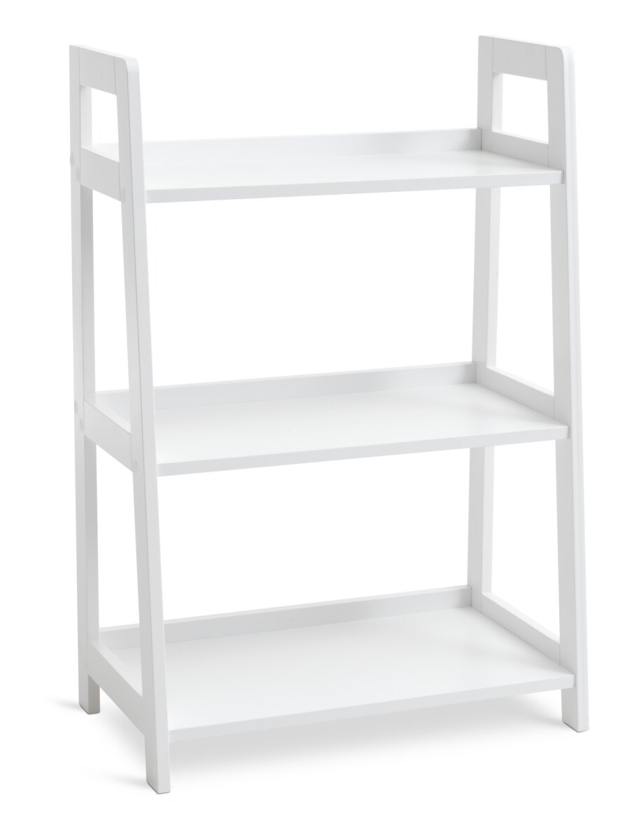 Estantería HERNING 3 estantes blanco - Blanco 