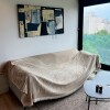 Manta para sillón y cama con diseños marrón 180 x 230 cm