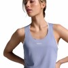 Polo Running Light Speed Tech Singlet Mujer Digital Lilac/white Reflective