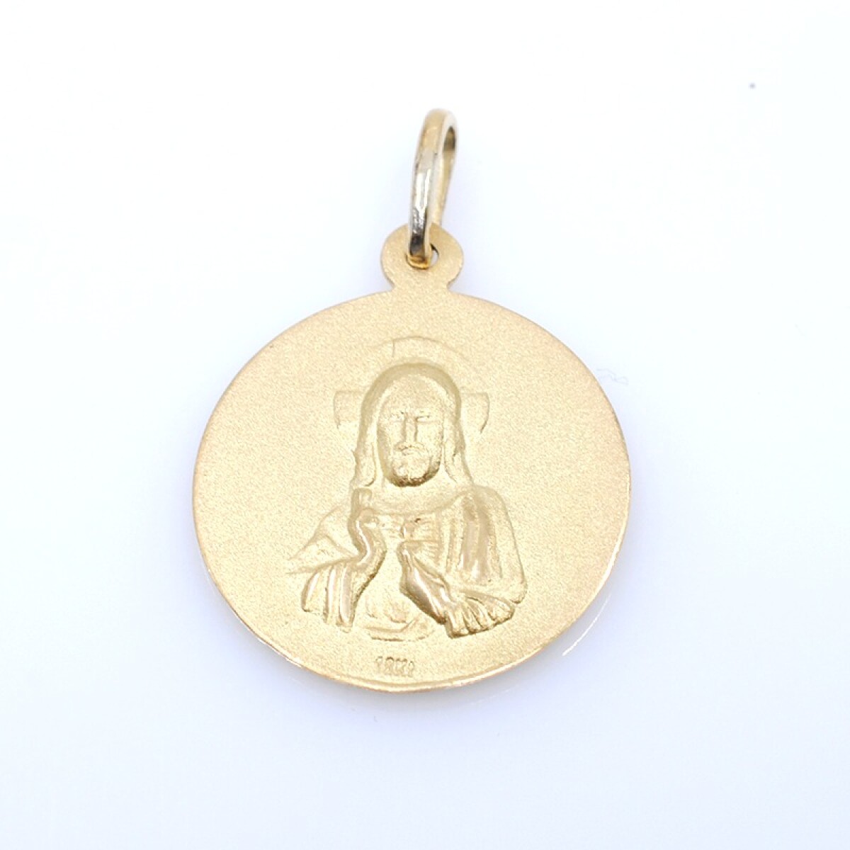 Medalla oro 18k escapulario 20mm 