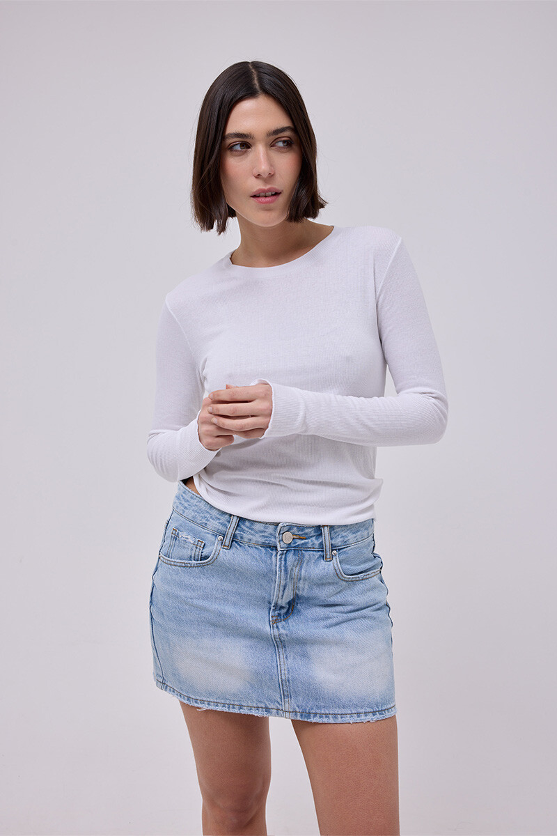 Remera Lila - Blanco 