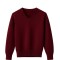 Sweater escote V Bordeaux
