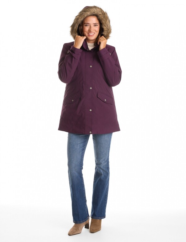 Gabardina Impermeable & Forro Termico VIOLETA