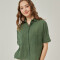 Camisa Midori Verde Oscuro