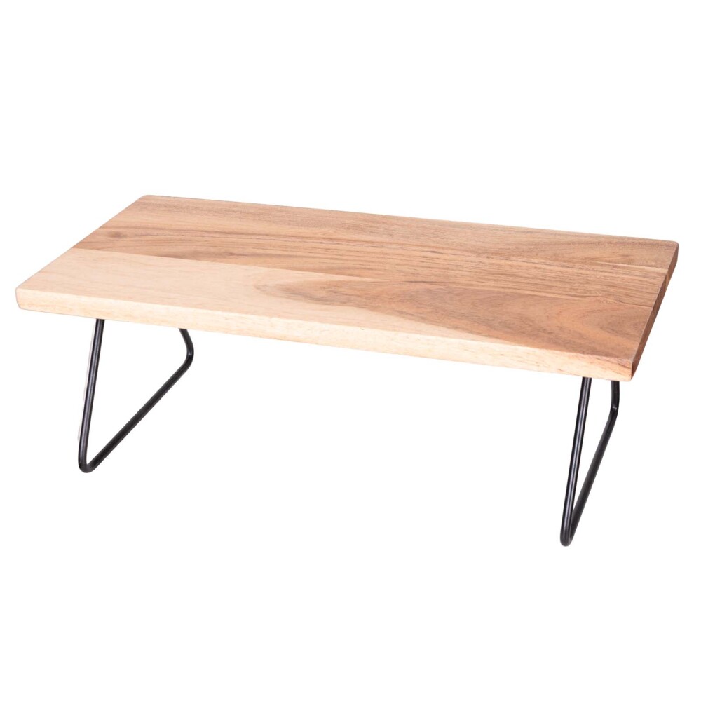 TABLA C/SOPORTE MADERA-ACACIA NATURAL-BEIGE 9690