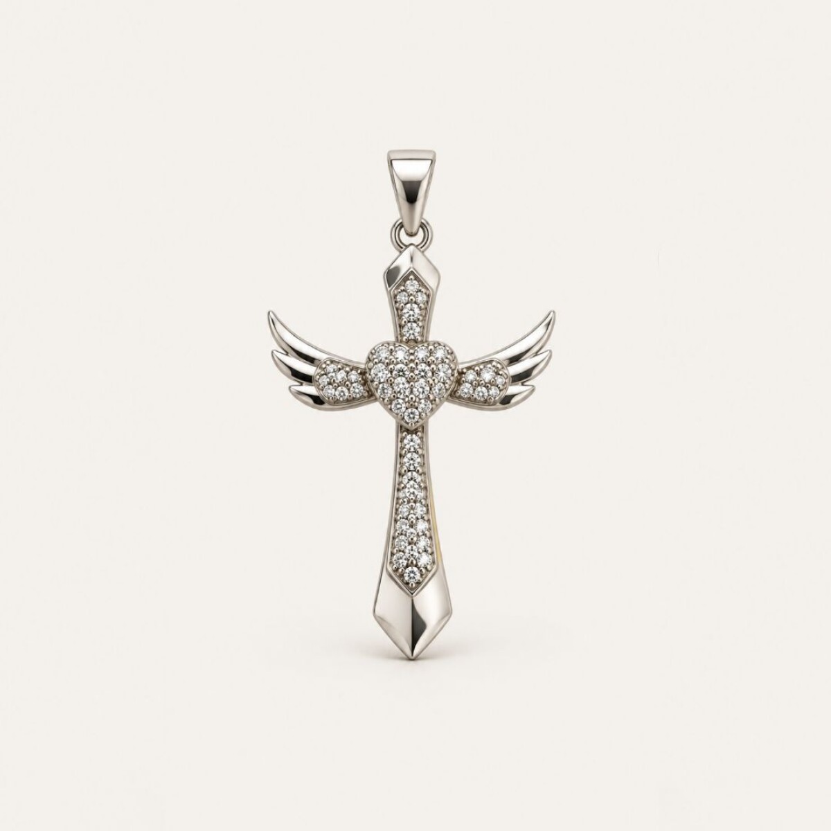 Cruz Circonias - Plata 925 