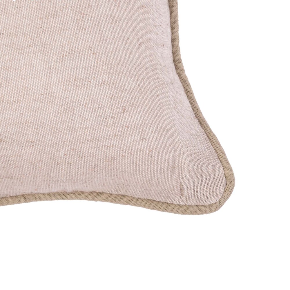 FUNDA DE ALMOHADÓN LINO-Y-ALGODON NATURAL-BEIGE CLAYTON BEIGE