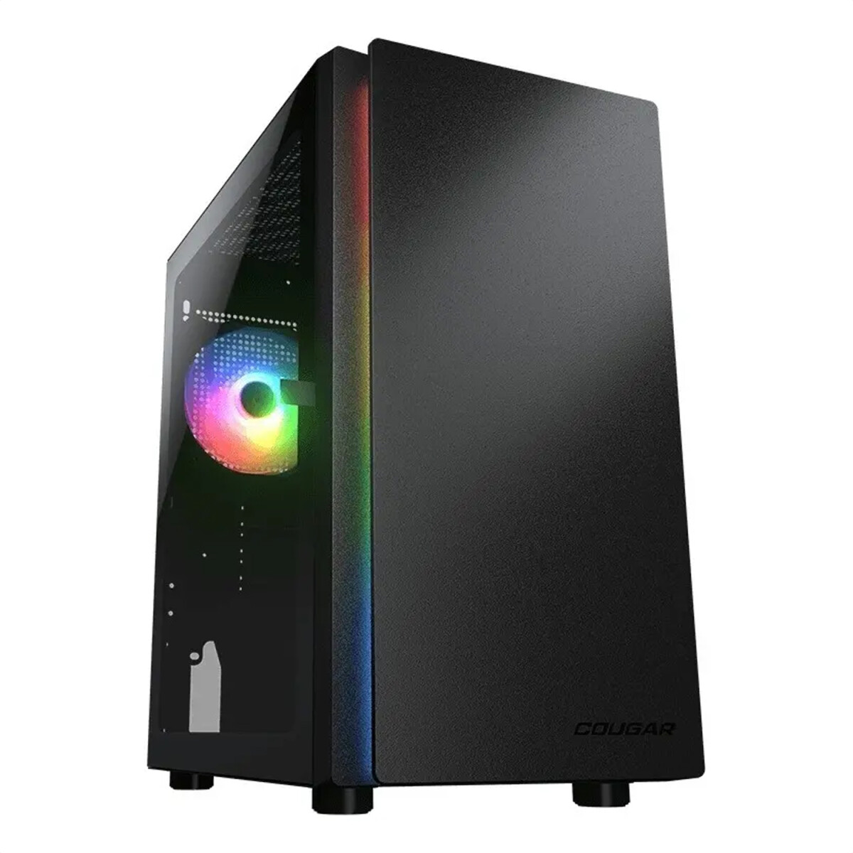 Gabienete Gamer Cougar Purity Argb 1 Fan Led - GABINETE COUGAR PURITY RGB BLACK 