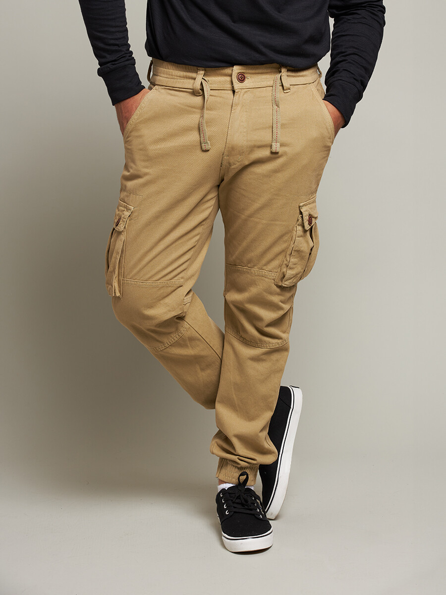 PANTALON CARGO ENCOR DIXIE - Kaki 