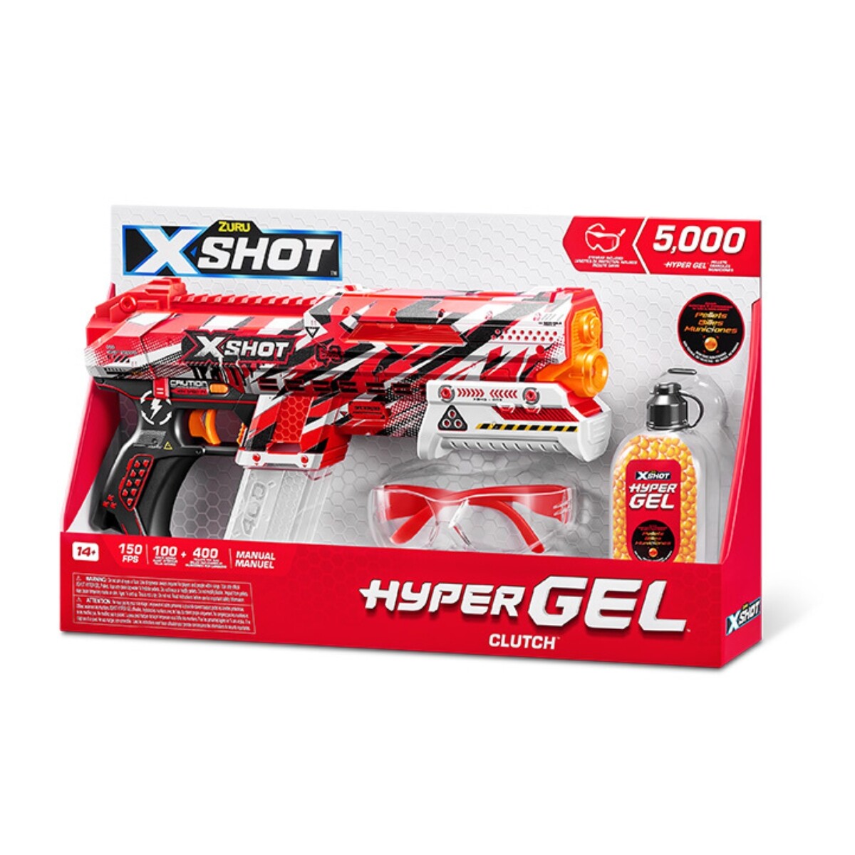 X – Shot Hyper Gel Clutch C/5000 Pellets 