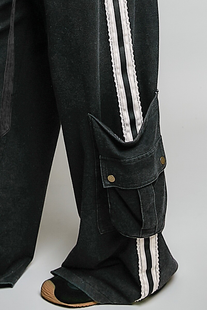 PANTALON ANCHO Negro