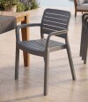 Silla de Exterior Miami Negro