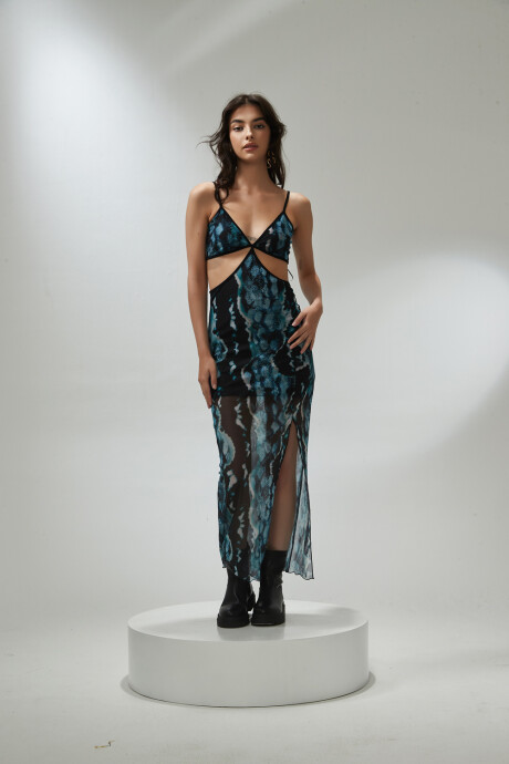 Vestido Volans Estampado 1