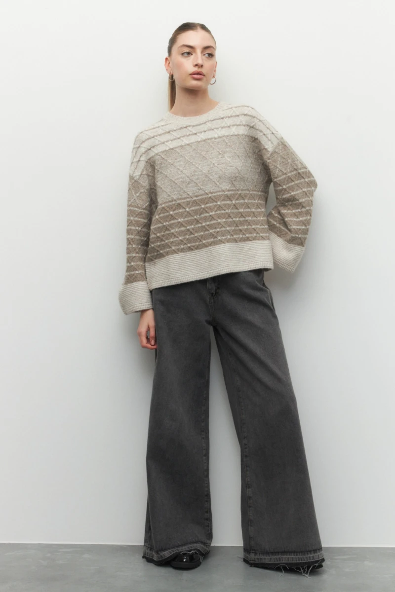 SWEATER MIRNA Beige Melange