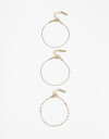 Pulseras Flexibles Sets Special Price Set De Pulseras Flexibles De Metal - Dorado