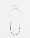 Collares Cortos Canutillos Collar Con Beads - Combinacion Multicolor