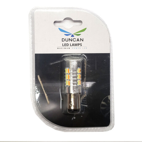 LAMPARA - 1157 12V 21W BAY15D AMBAR Y BLANCA DUNCAN LAMPARA - 1157 12V 21W BAY15D AMBAR Y BLANCA DUNCAN