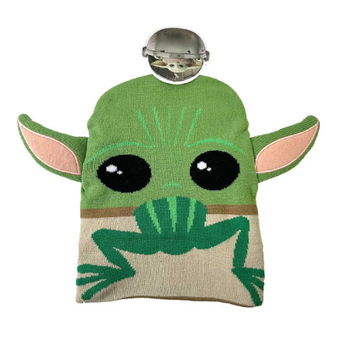 Gorro de Lana Infantil Baby Yoda con Forma Oficial U