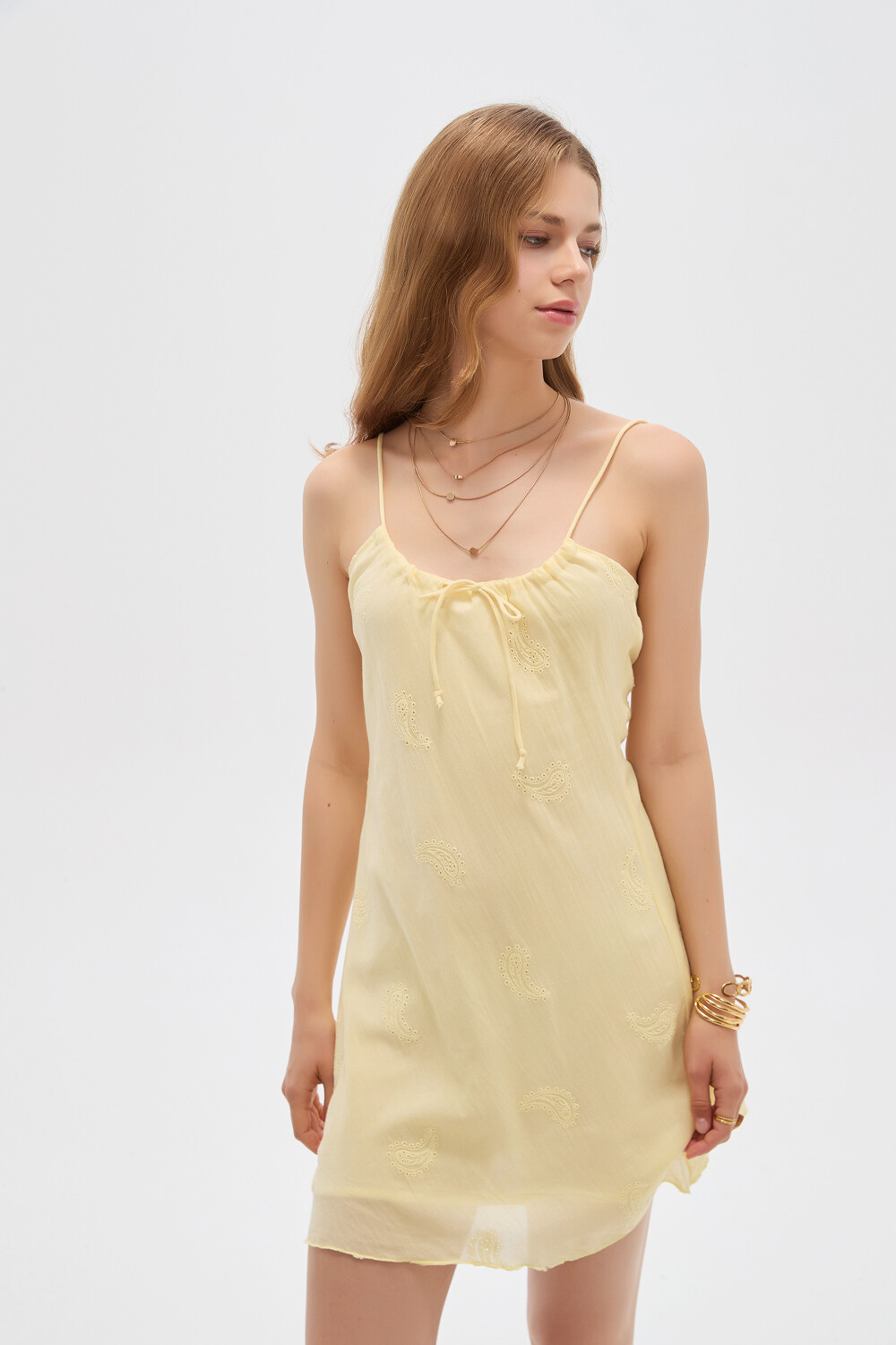 Vestido Tamaro Amarillo Palido
