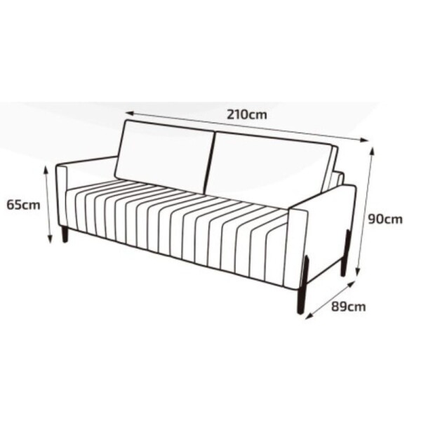 SOFA 3 CUERPOS CAPRICCIO - BOUCLE CINZA SOFA 3 CUERPOS CAPRICCIO - BOUCLE CINZA