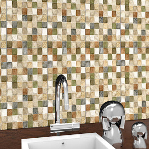 Ceramica Amarronada 32X57Cm Pared Piscina GAMAS DE MARRON