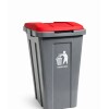 CONTENEDOR PARA RESIDUOS 50L gris