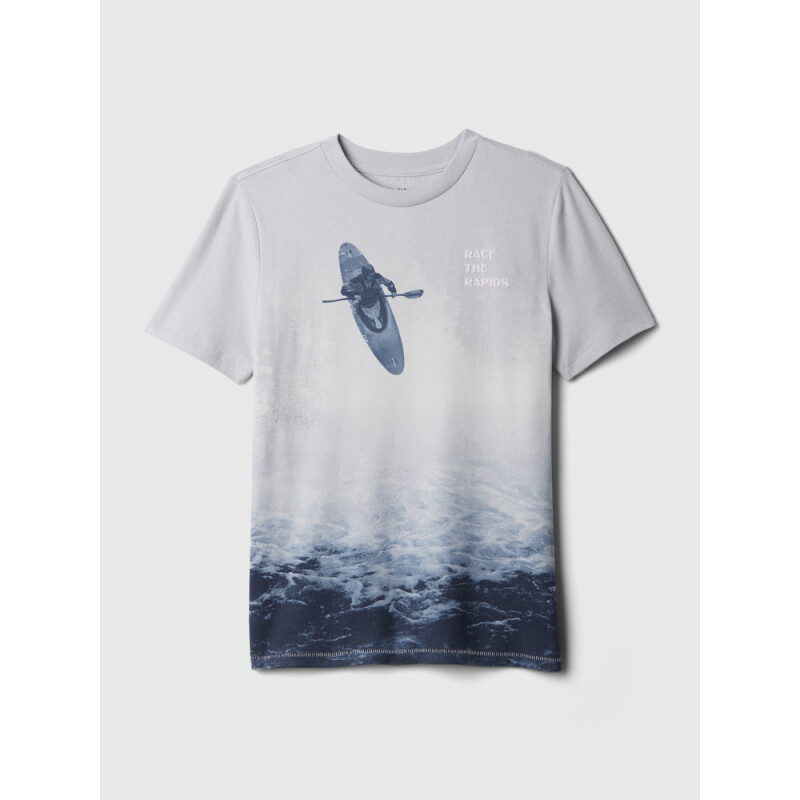 APR ELEVATED GRAPHIC TEE GREY MATTER