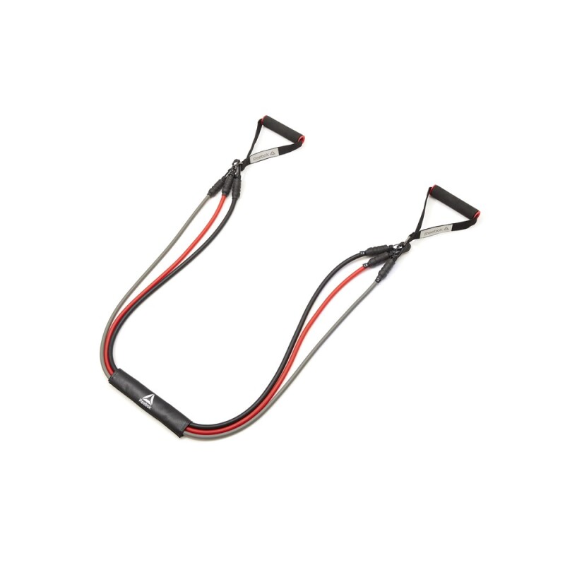 Set Bandas De Resistencia Powertube Reebok 3 Niveles Multicolor