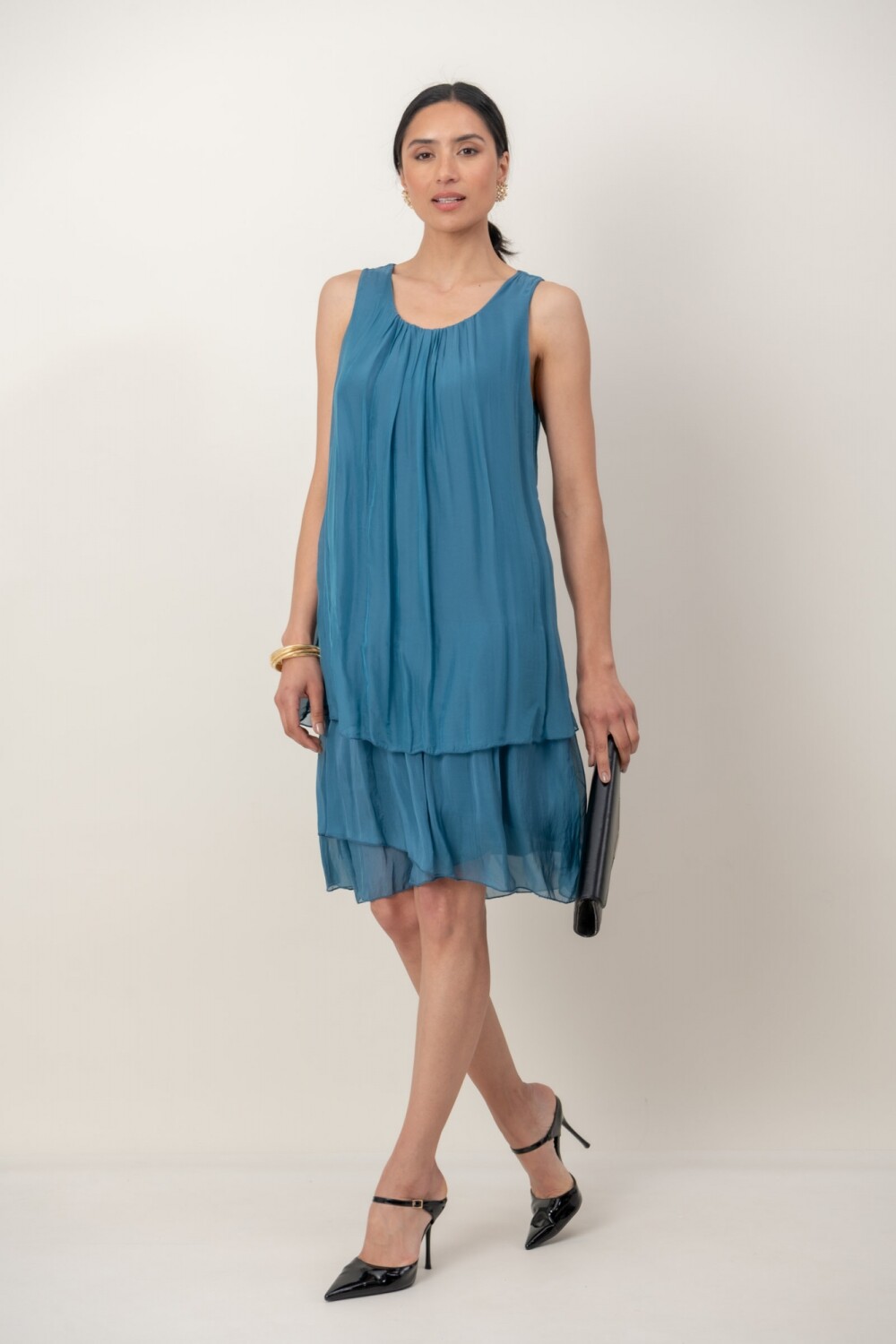 VESTIDO AMAPOLA Petróleo