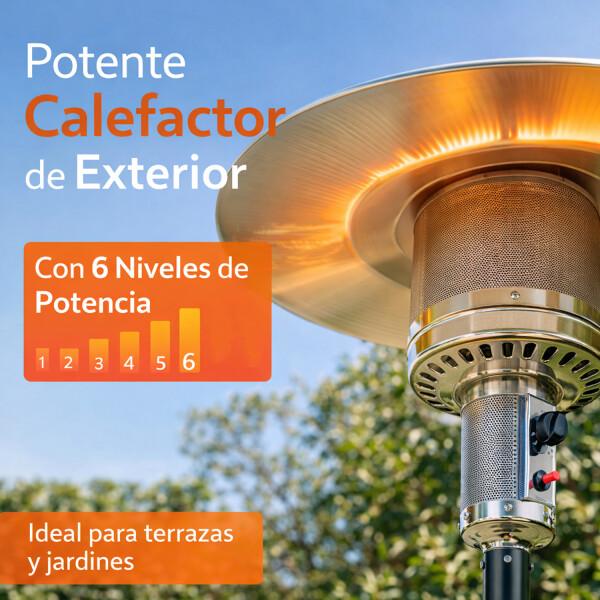 Estufa De Patio Kassel Ks-eps37 Hongo 37500 Btu ESTUFA DE PATIO NEGRA KASSEL KS-EPS37