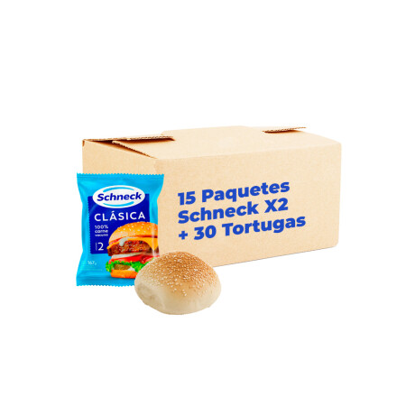 15 Paquetes Clasicas Schneck + 30 Tortugas 15 Paquetes Clasicas Schneck + 30 Tortugas