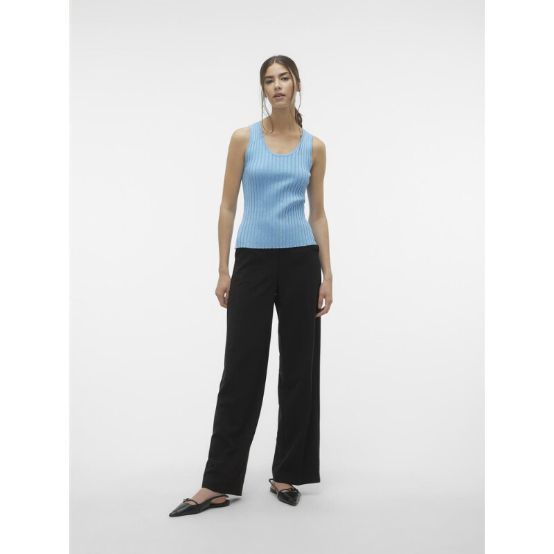 VMBLOW SL U-NECK TOP Bonnie Blue