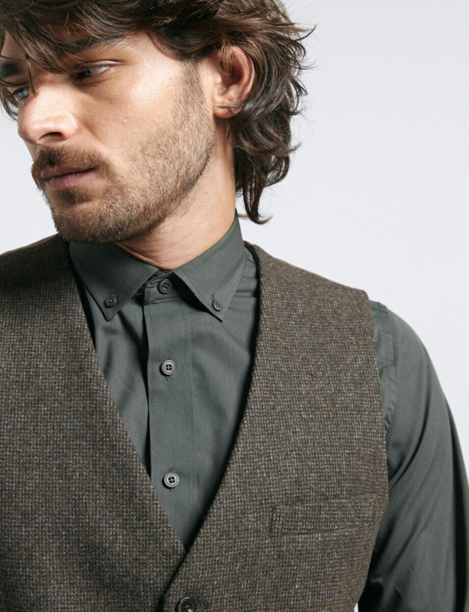 470407 CHALECO VESTIR HARRINGTON SELECT Chocolate