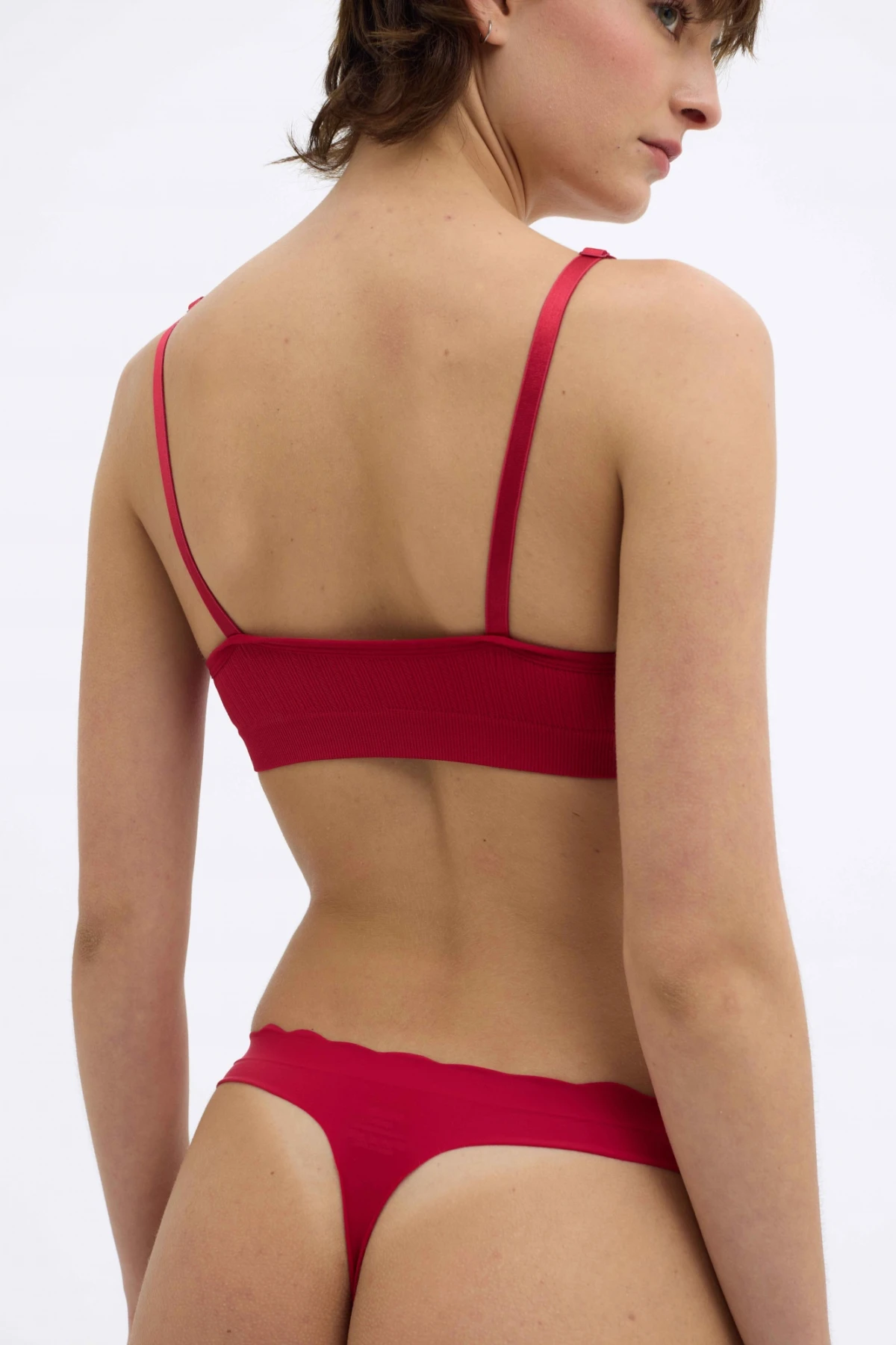 Bralette Flora Rojo
